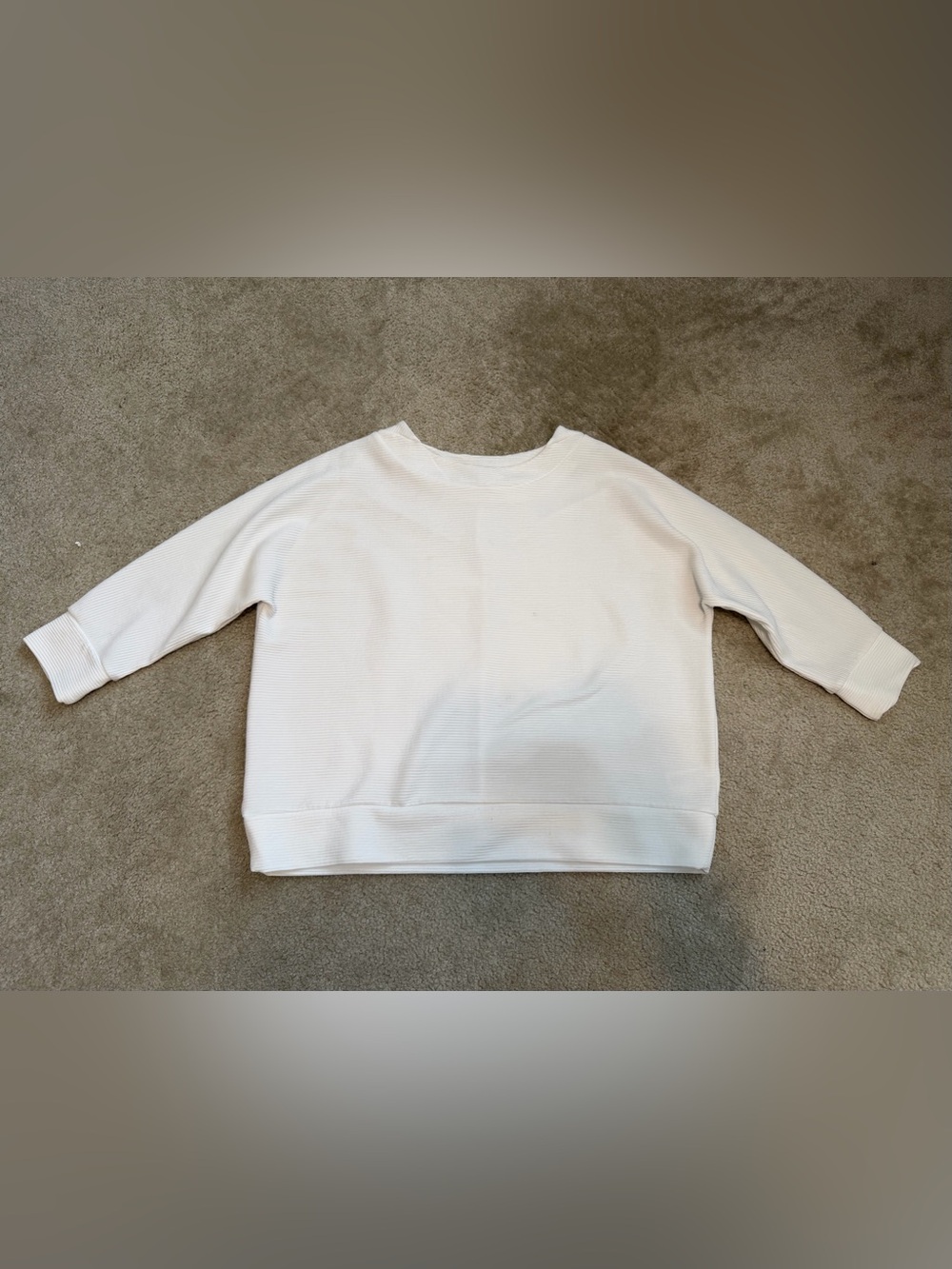 H&M Cropped Crewneck Sweater